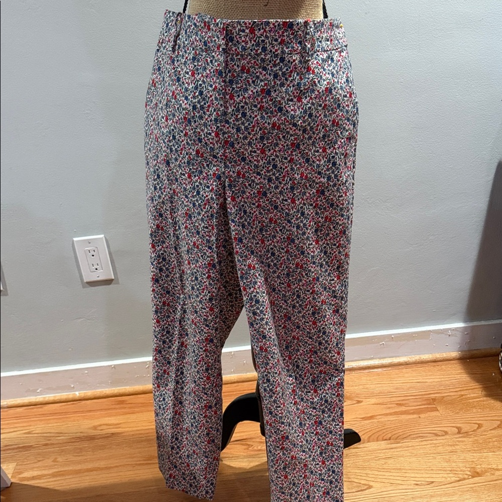 LOFT Floral Ankle Pants - size 12
